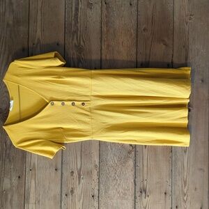 Mustard yellow dress
